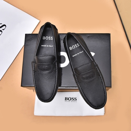 Replica Boss Leather Shoes For Men #1179113 $80.00 USD for Wholesale