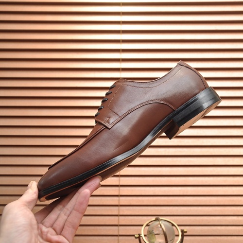 Replica Salvatore Ferragamo Leather Shoes For Men #1179328 $108.00 USD for Wholesale