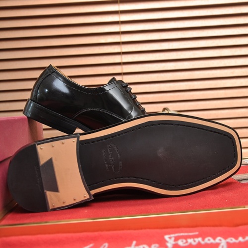 Replica Salvatore Ferragamo Leather Shoes For Men #1179330 $108.00 USD for Wholesale