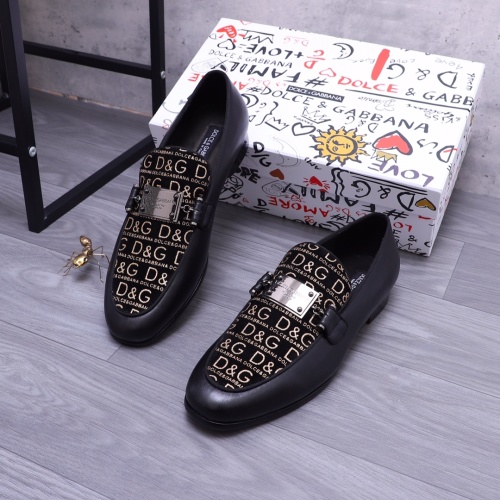 Replica Dolce &amp; Gabbana D&amp;G Leather Shoes For Men #1179731, $100.00 USD, [ITEM#1179731], Replica Dolce &amp; Gabbana D&amp;G Leather Shoes outlet from China