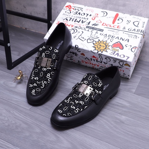 Replica Dolce &amp; Gabbana D&amp;G Leather Shoes For Men #1179733, $100.00 USD, [ITEM#1179733], Replica Dolce &amp; Gabbana D&amp;G Leather Shoes outlet from China