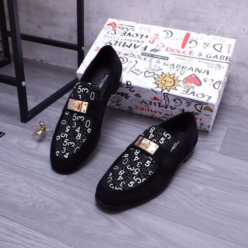Replica Dolce &amp; Gabbana D&amp;G Leather Shoes For Men #1179736, $100.00 USD, [ITEM#1179736], Replica Dolce &amp; Gabbana D&amp;G Leather Shoes outlet from China