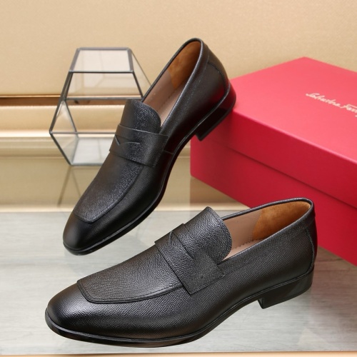 Replica Salvatore Ferragamo Leather Shoes For Men #1179930, $125.00 USD, [ITEM#1179930], Replica Salvatore Ferragamo Leather Shoes outlet from China