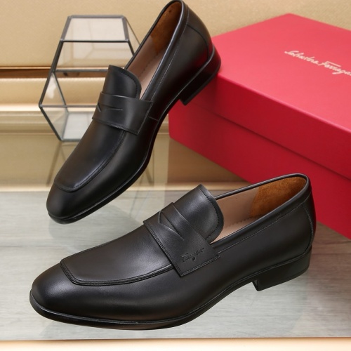 Replica Salvatore Ferragamo Leather Shoes For Men #1179931, $125.00 USD, [ITEM#1179931], Replica Salvatore Ferragamo Leather Shoes outlet from China