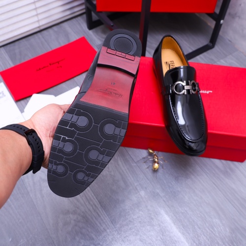 Replica Salvatore Ferragamo Leather Shoes For Men #1180034 $92.00 USD for Wholesale