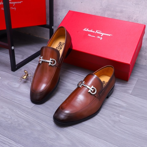 Replica Salvatore Ferragamo Leather Shoes For Men #1180035, $96.00 USD, [ITEM#1180035], Replica Salvatore Ferragamo Leather Shoes outlet from China