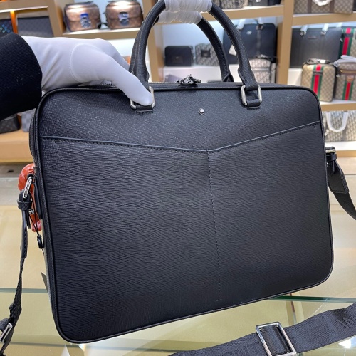 Replica Mont Blanc AAA Man Handbags #1180117 $155.00 USD for Wholesale