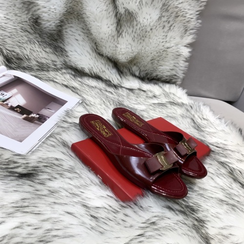 Replica Salvatore Ferragamo Slippers For Women #1180377 $42.00 USD for Wholesale