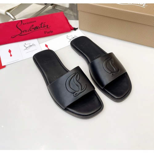 Replica Christian Louboutin CL Slippers For Women #1180634, $96.00 USD, [ITEM#1180634], Replica Christian Louboutin CL Slippers outlet from China