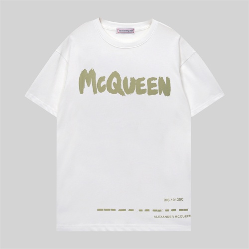 Replica Alexander McQueen T-shirts Short Sleeved For Unisex #1180932, $32.00 USD, [ITEM#1180932], Replica Alexander McQueen T-shirts outlet from China