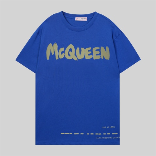 Replica Alexander McQueen T-shirts Short Sleeved For Unisex #1180933, $32.00 USD, [ITEM#1180933], Replica Alexander McQueen T-shirts outlet from China
