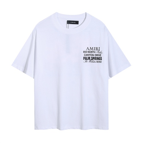 Replica Amiri T-Shirts Short Sleeved For Unisex #1181275 $27.00 USD for Wholesale