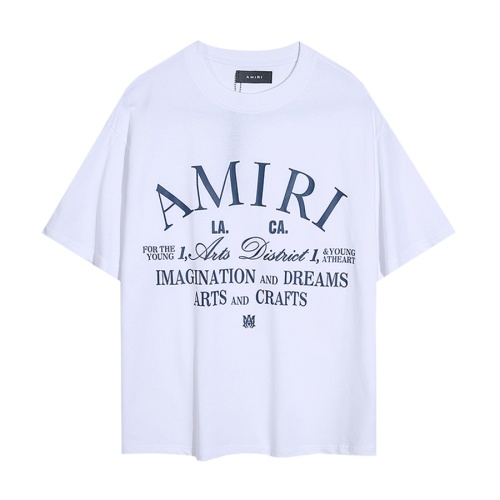 Replica Amiri T-Shirts Short Sleeved For Unisex #1181300, $25.00 USD, [ITEM#1181300], Replica Amiri T-Shirts outlet from China