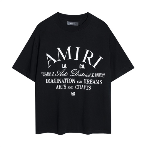 Replica Amiri T-Shirts Short Sleeved For Unisex #1181301, $25.00 USD, [ITEM#1181301], Replica Amiri T-Shirts outlet from China
