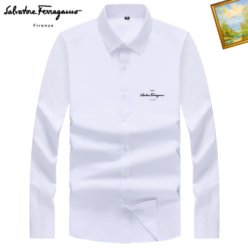 Replica Salvatore Ferragamo Shirts Long Sleeved For Unisex #1181782, $40.00 USD, [ITEM#1181782], Replica Salvatore Ferragamo Shirts outlet from China