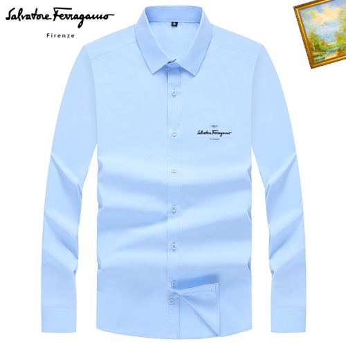 Replica Salvatore Ferragamo Shirts Long Sleeved For Unisex #1181785, $40.00 USD, [ITEM#1181785], Replica Salvatore Ferragamo Shirts outlet from China