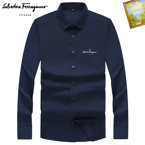Replica Salvatore Ferragamo Shirts Long Sleeved For Unisex #1181787, $40.00 USD, [ITEM#1181787], Replica Salvatore Ferragamo Shirts outlet from China