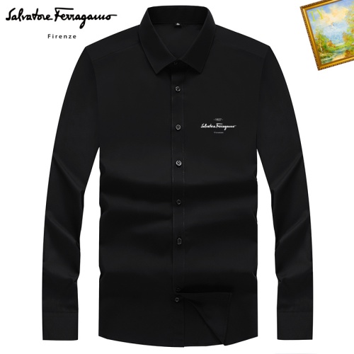 Replica Salvatore Ferragamo Shirts Long Sleeved For Unisex #1181788, $40.00 USD, [ITEM#1181788], Replica Salvatore Ferragamo Shirts outlet from China