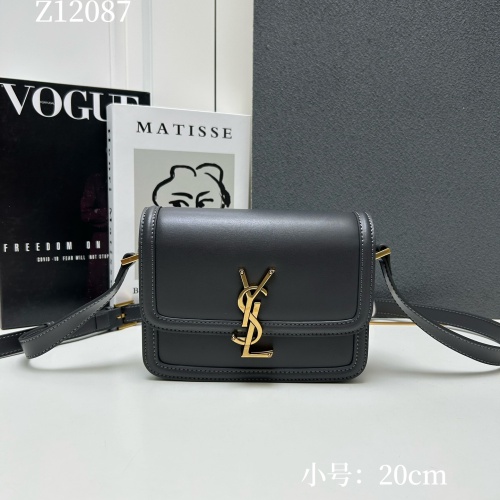 Replica Yves Saint Laurent YSL AAA Quality Messenger Bags In Gray For Women #1182243, $96.00 USD, [ITEM#1182243], Replica Yves Saint Laurent YSL AAA Messenger Bags outlet from China