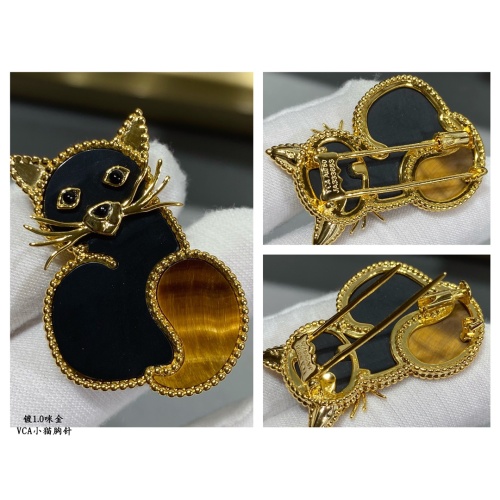 Replica Van Cleef & Arpels Brooches For Women #1182484 $76.00 USD for Wholesale