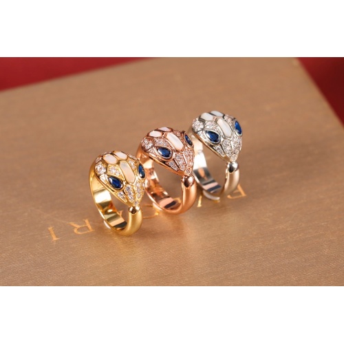 Replica Bvlgari Rings For Women #1182509 $39.00 USD for Wholesale