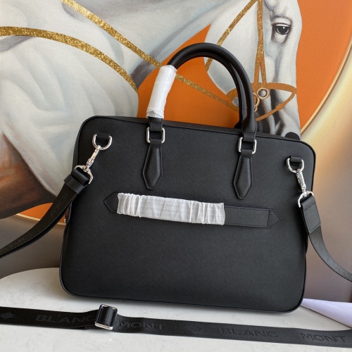 Replica Mont Blanc AAA Man Handbags #1182818 $160.00 USD for Wholesale