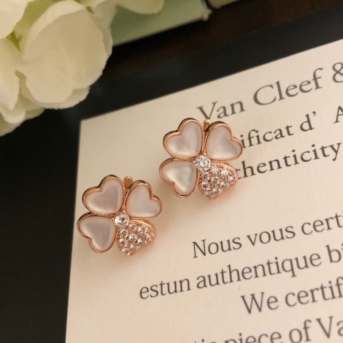 Replica Van Cleef &amp; Arpels Earrings For Women #1182884, $34.00 USD, [ITEM#1182884], Replica Van Cleef &amp; Arpels Earrings outlet from China