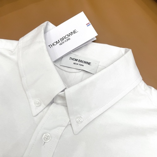 Replica Thom Browne TB Shirts Long Sleeved For Unisex #1183215 $48.00 USD for Wholesale