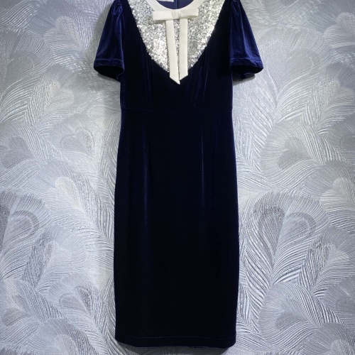 Replica Valentino Dresses Short Sleeved For Women #1183258, $118.00 USD, [ITEM#1183258], Replica Valentino Dresses outlet from China