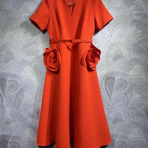 Replica Valentino Dresses Short Sleeved For Women #1183283, $140.00 USD, [ITEM#1183283], Replica Valentino Dresses outlet from China