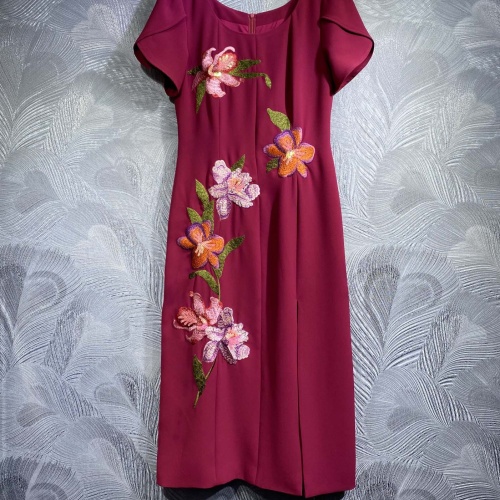 Replica Valentino Dresses Short Sleeved For Women #1183284, $125.00 USD, [ITEM#1183284], Replica Valentino Dresses outlet from China
