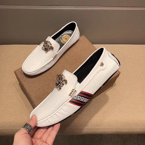 Replica Versace Leather Shoes For Men #1183670, $68.00 USD, [ITEM#1183670], Replica Versace Leather Shoes outlet from China
