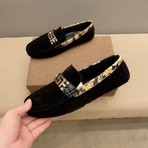 Replica Versace Leather Shoes For Men #1183674, $68.00 USD, [ITEM#1183674], Replica Versace Leather Shoes outlet from China