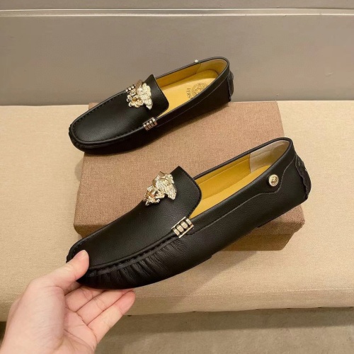 Replica Versace Leather Shoes For Men #1183675, $68.00 USD, [ITEM#1183675], Replica Versace Leather Shoes outlet from China