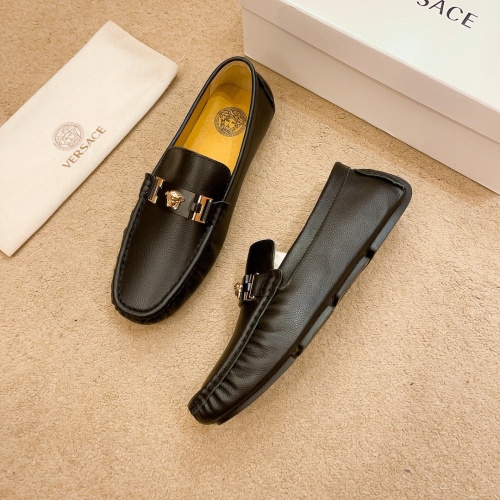 Replica Versace Leather Shoes For Men #1183685, $68.00 USD, [ITEM#1183685], Replica Versace Leather Shoes outlet from China