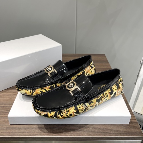 Replica Versace Leather Shoes For Men #1183687, $68.00 USD, [ITEM#1183687], Replica Versace Leather Shoes outlet from China