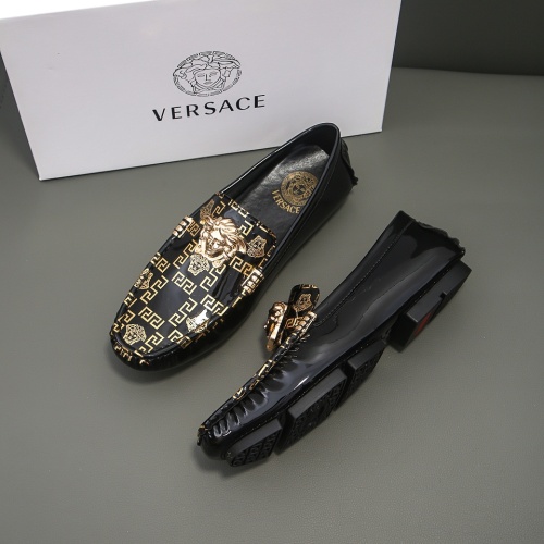 Replica Versace Leather Shoes For Men #1183693, $68.00 USD, [ITEM#1183693], Replica Versace Leather Shoes outlet from China