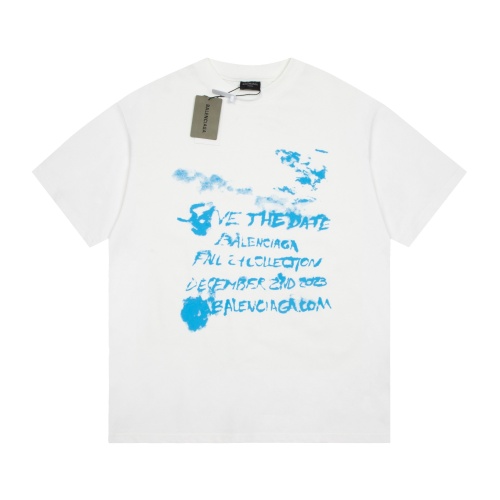 Replica Balenciaga T-Shirts Short Sleeved For Unisex #1183933, $40.00 USD, [ITEM#1183933], Replica Balenciaga T-Shirts outlet from China