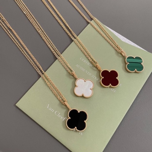Replica Van Cleef & Arpels Necklaces For Women #1184066 $32.00 USD for Wholesale