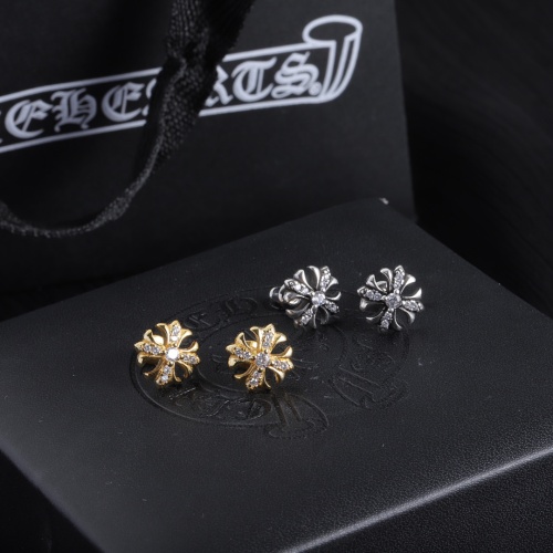 Replica Chrome Hearts Earrings For Women #1184078 $32.00 USD for Wholesale