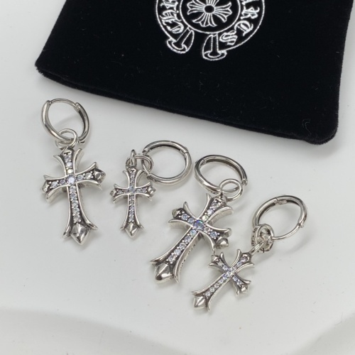 Replica Chrome Hearts Earrings For Women #1184085 $32.00 USD for Wholesale