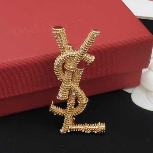 Replica Yves Saint Laurent Brooches For Women #1184149 $32.00 USD for Wholesale