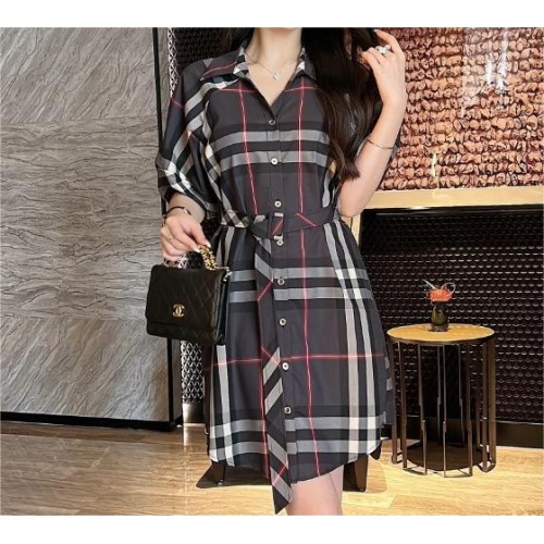 Replica Burberry Dresses Long Sleeved For Women #1184151, $96.00 USD, [ITEM#1184151], Replica Burberry Dresses outlet from China