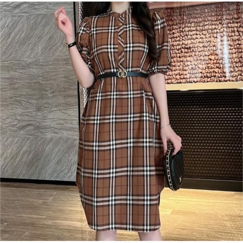 Replica Burberry Dresses Middle Sleeved For Women #1184160, $92.00 USD, [ITEM#1184160], Replica Burberry Dresses outlet from China