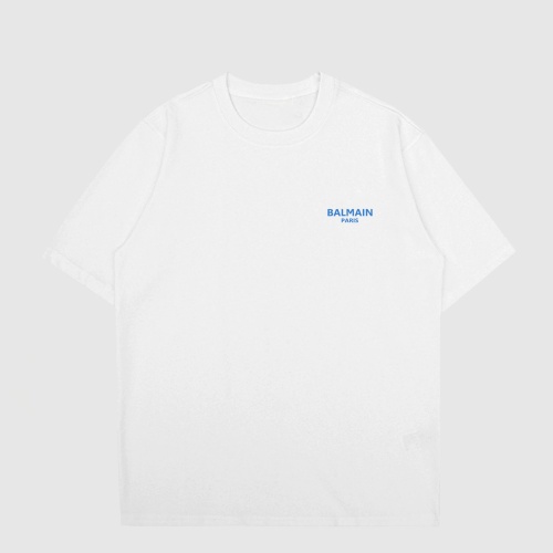 Replica Balmain T-Shirts Short Sleeved For Unisex #1184668, $27.00 USD, [ITEM#1184668], Replica Balmain T-Shirts outlet from China