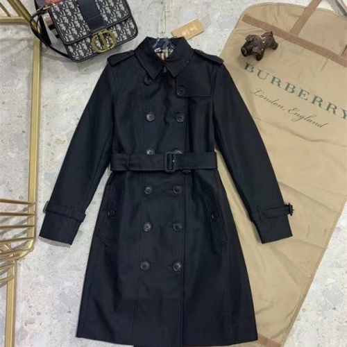 Replica Burberry Trench Coat Long Sleeved For Women #1184869, $160.00 USD, [ITEM#1184869], Replica Burberry Trench Coat outlet from China