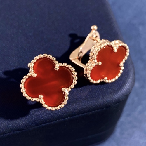Replica Van Cleef &amp; Arpels Earrings For Women #1184897, $27.00 USD, [ITEM#1184897], Replica Van Cleef &amp; Arpels Earrings outlet from China