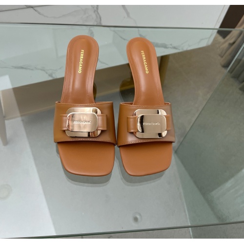Replica Salvatore Ferragamo Slippers For Women #1184984 $88.00 USD for Wholesale