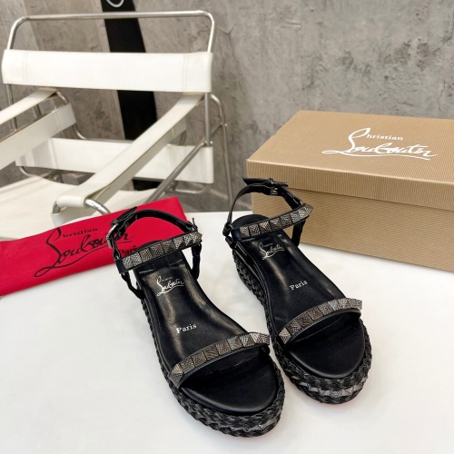 Replica Christian Louboutin Sandal For Women #1185071 $100.00 USD for Wholesale