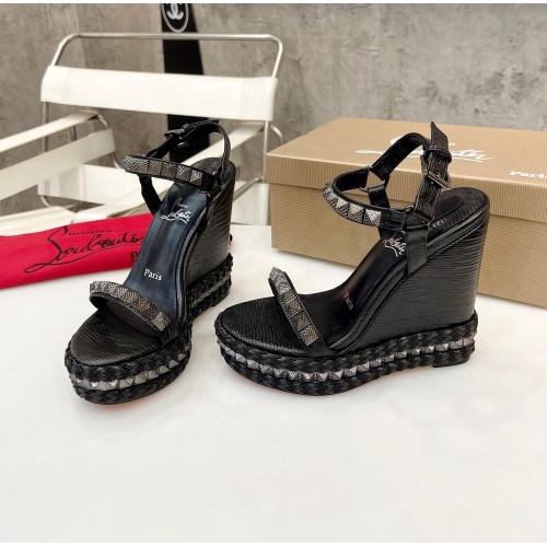 Replica Christian Louboutin Sandal For Women #1185073, $100.00 USD, [ITEM#1185073], Replica Christian Louboutin Sandal outlet from China